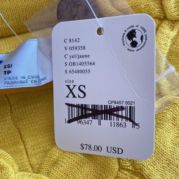 Free People Beach golden yellow sweater. Size XS/ T/P - Picture 9 of 12